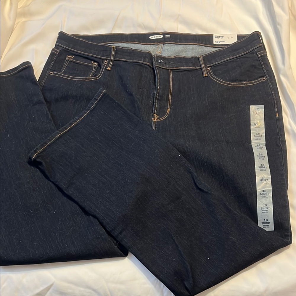Old Navy Bootcut Curvy women’s 18 Short new with tags
